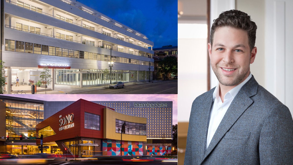 Three photos: two photos of built work by Simcha Ward and one photo of Simcha Ward headshot.