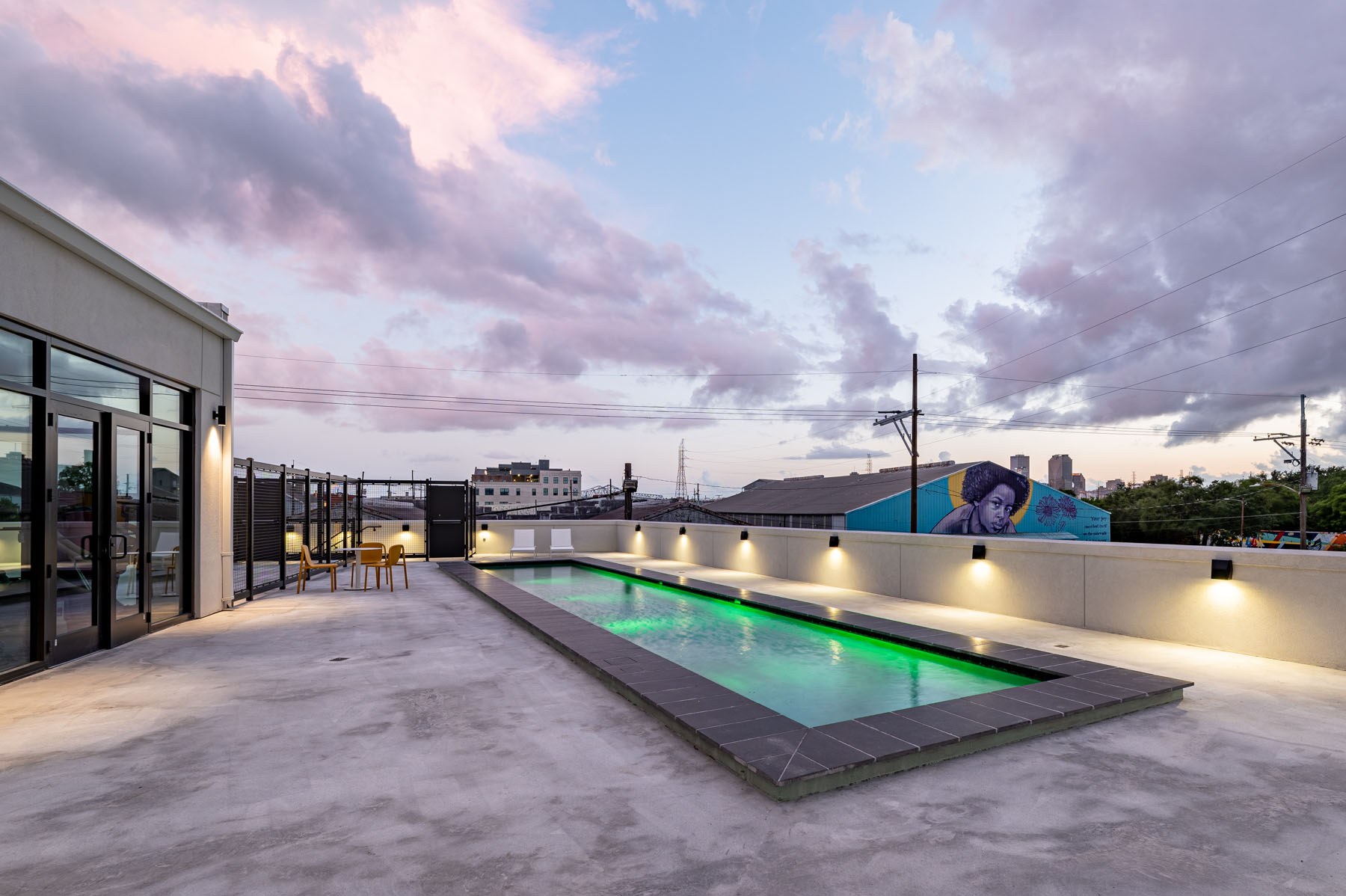 balcony with pool at 882 Montegut Street