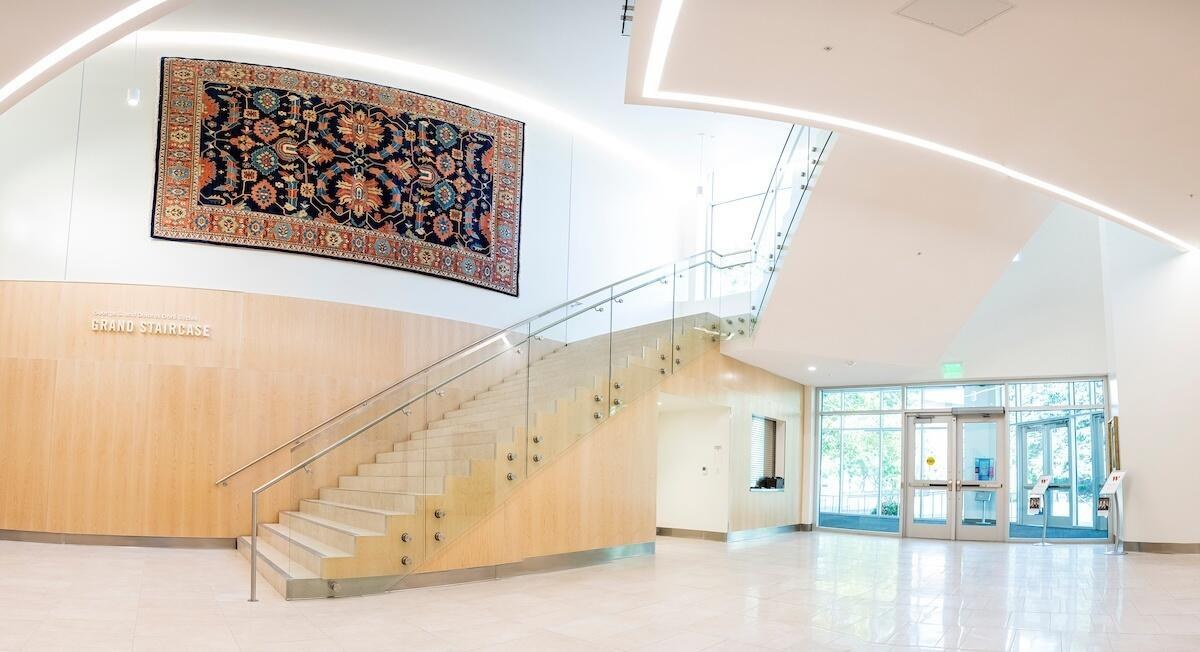 Stair at Gillmor Hall, Salt Lake City UT (photo courtesy of Westminster College)