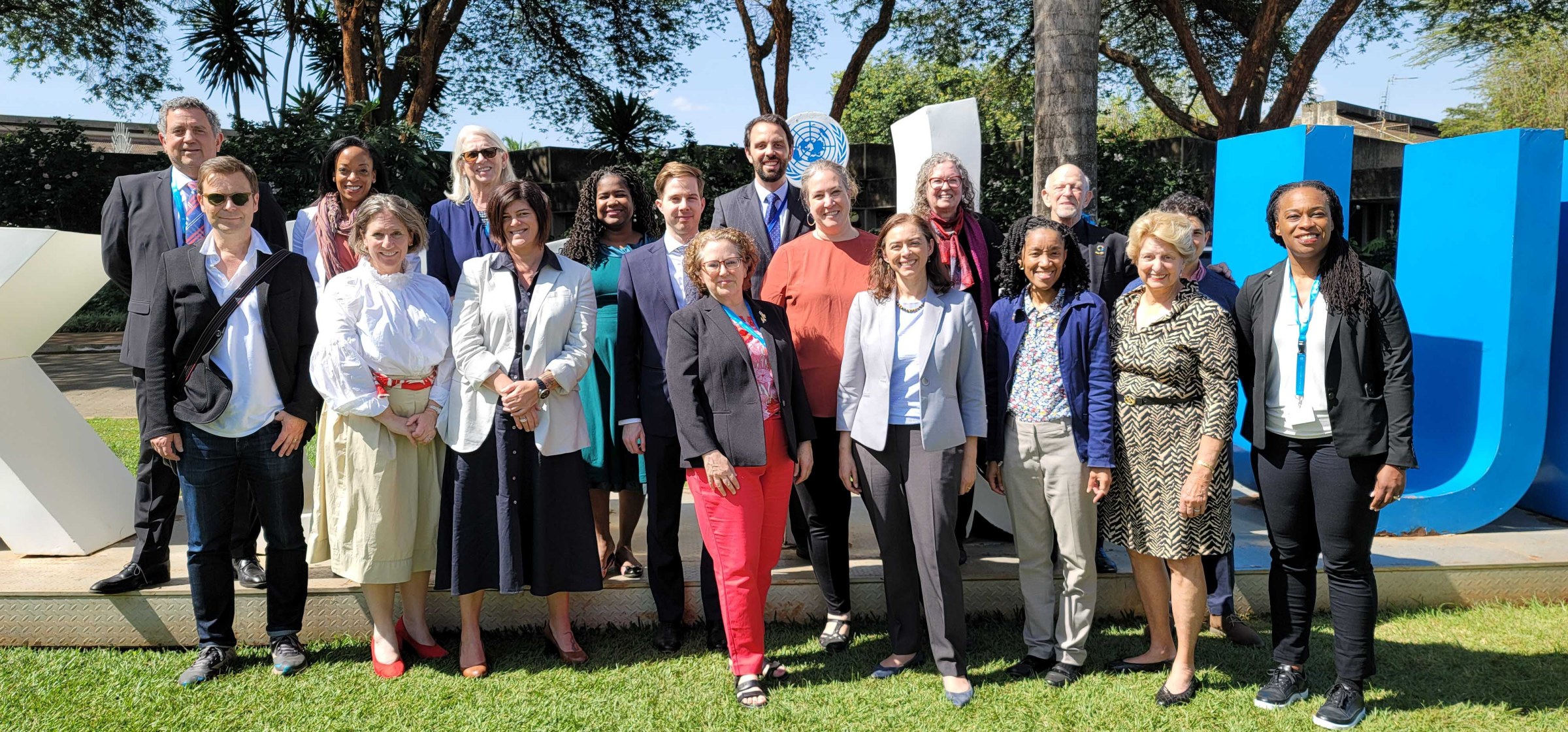 group photo from the UN US State Department NGA