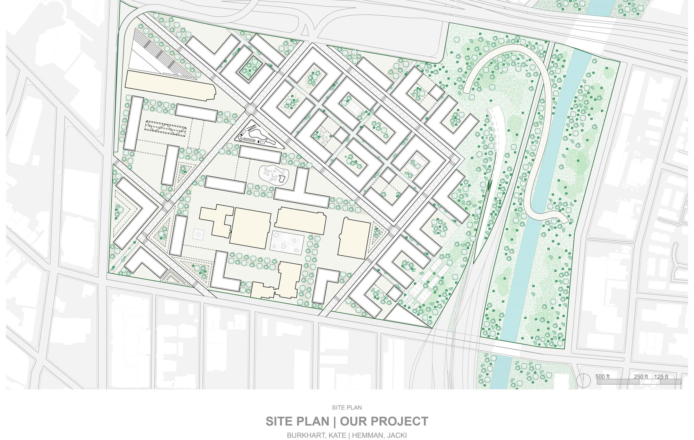 Digital Plan of Building Complex