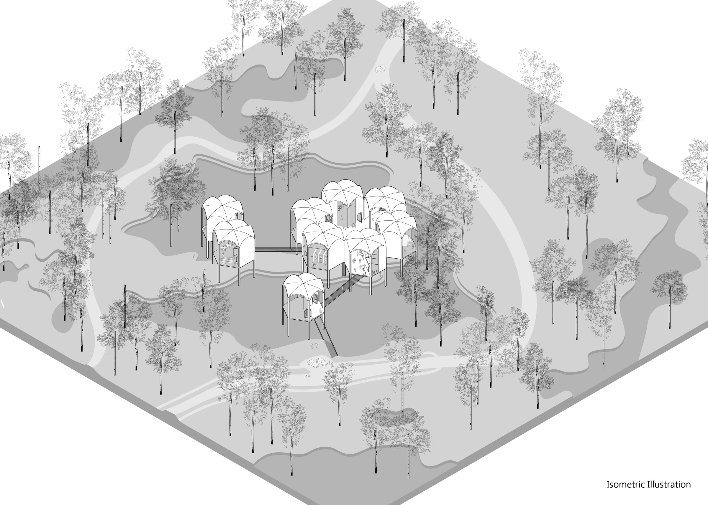 Isometric Axon of Spillway