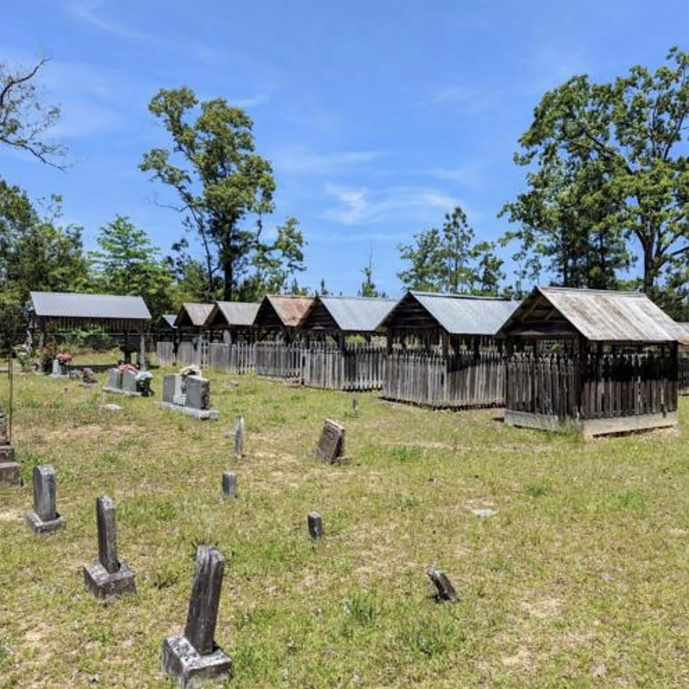 A cemetery in Louisiana.