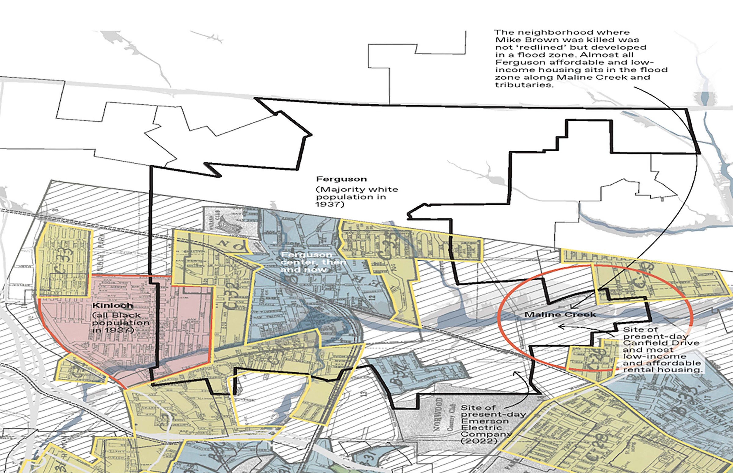 A photo of a map from Patty Heyda's book.