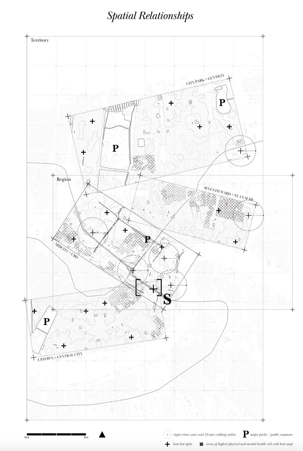 Spatial Relationships Map