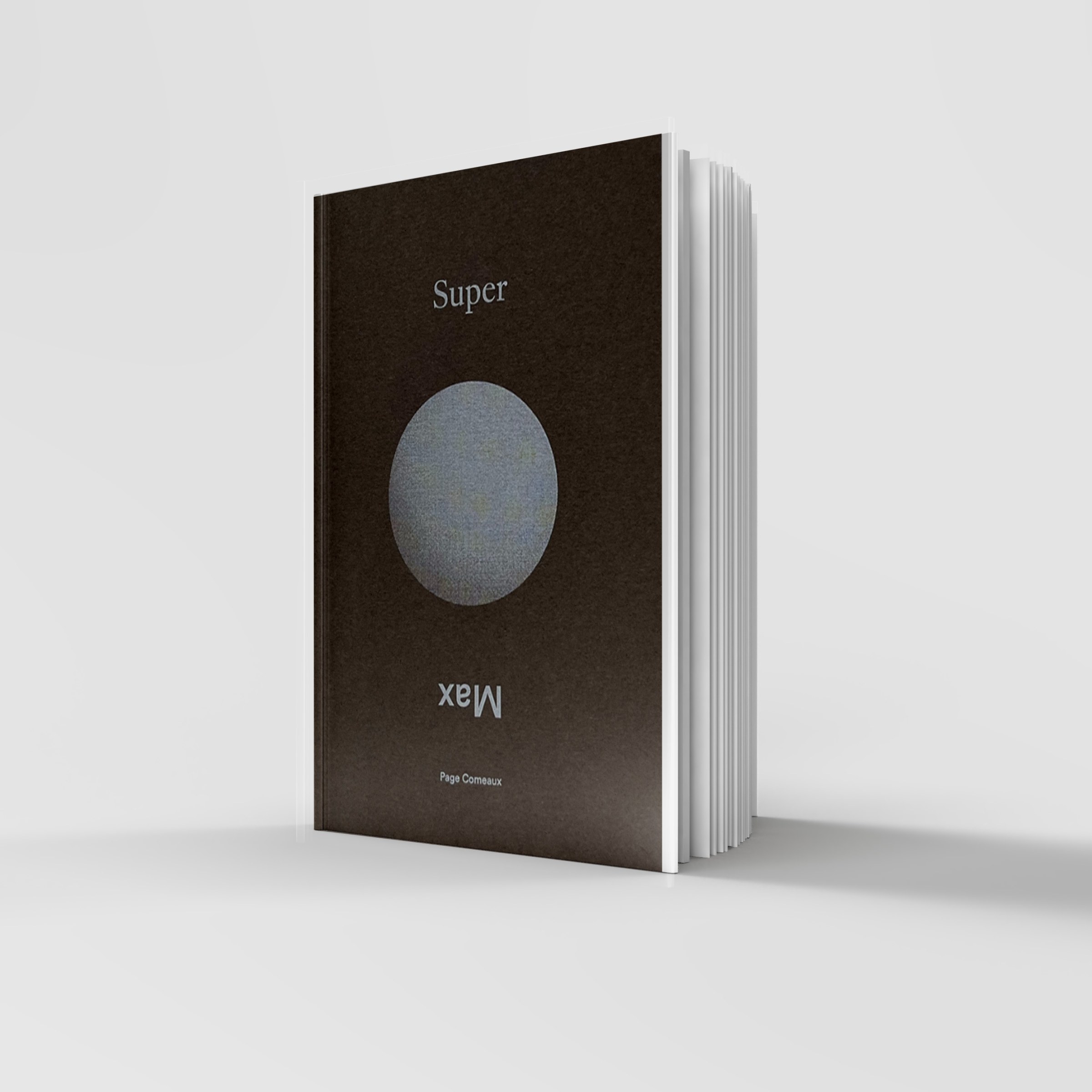 Image of book mockup of Super Max