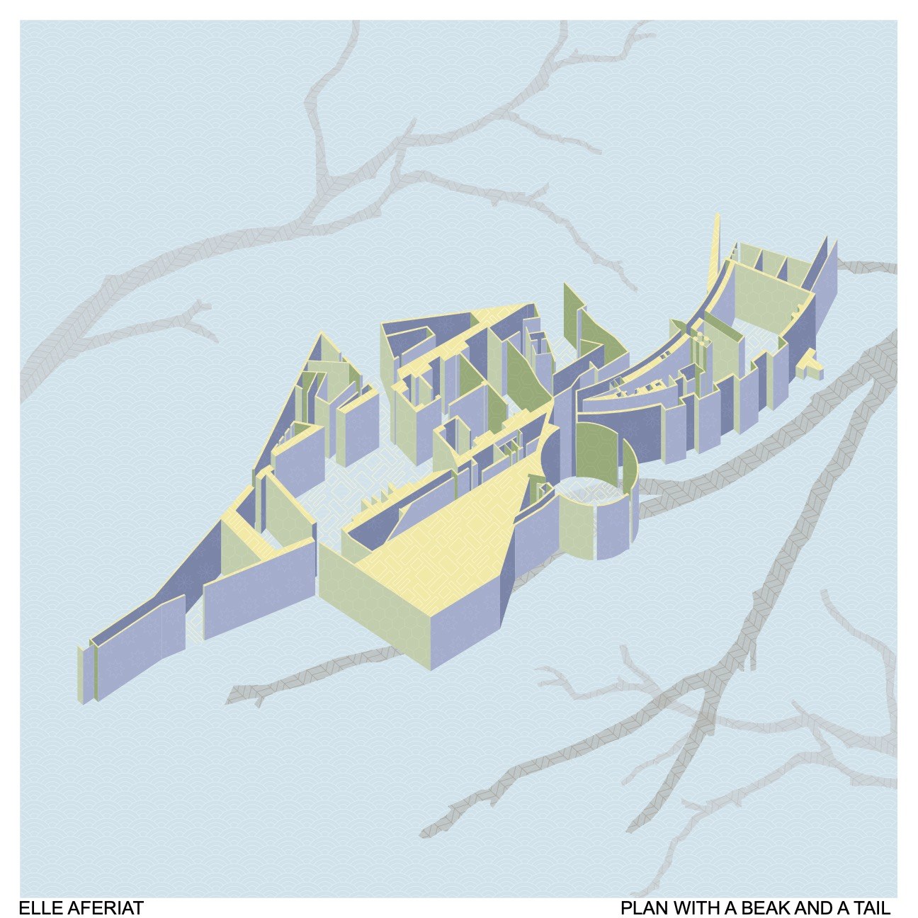 Bird's Eye View Drawing