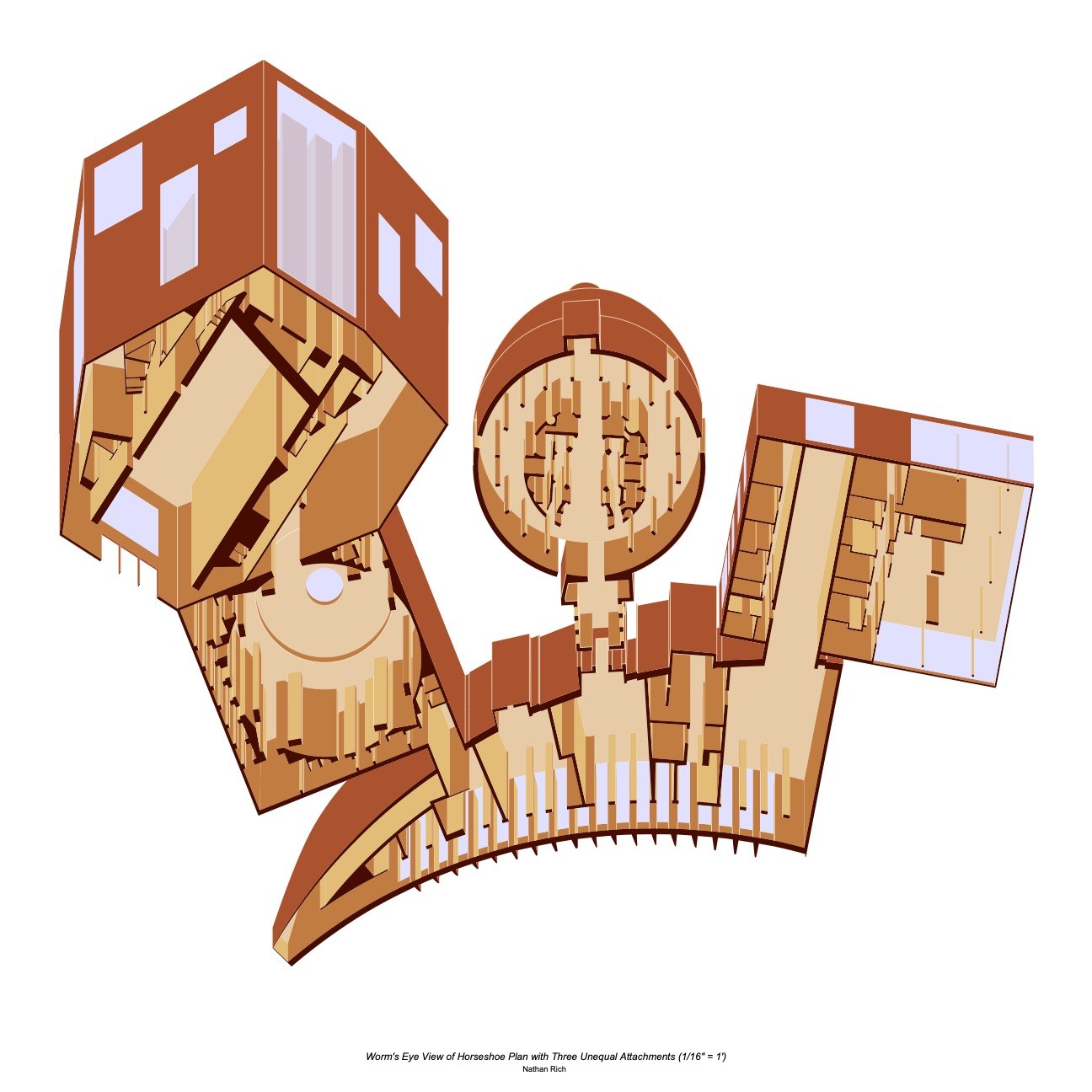 Bird's Eye View Drawing