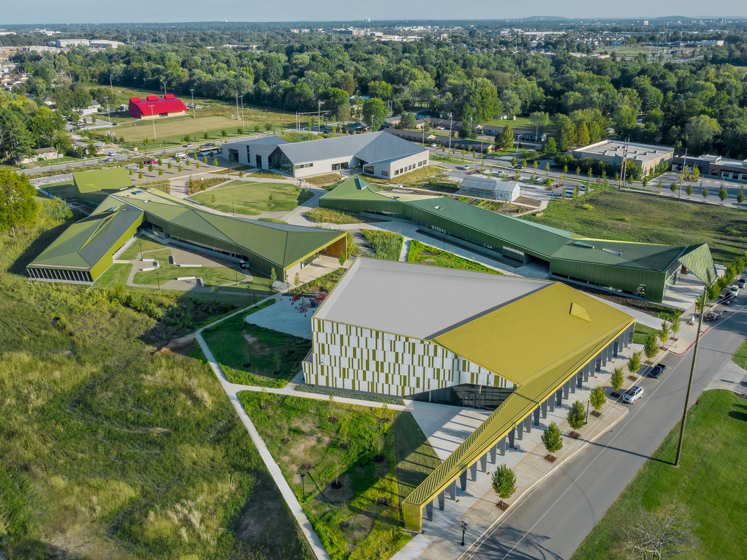 Aerial View of Thaden School