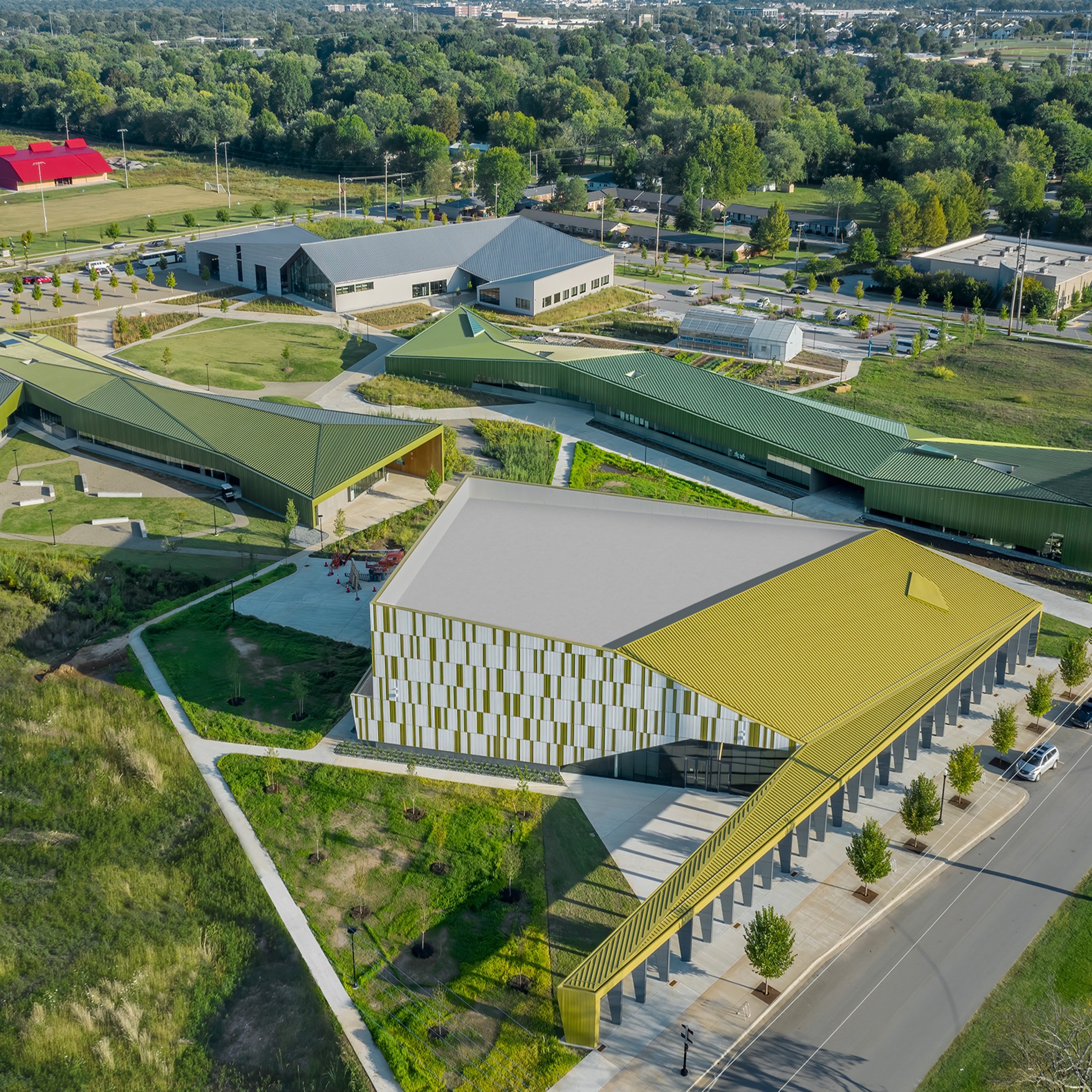Aerial View of Thaden School