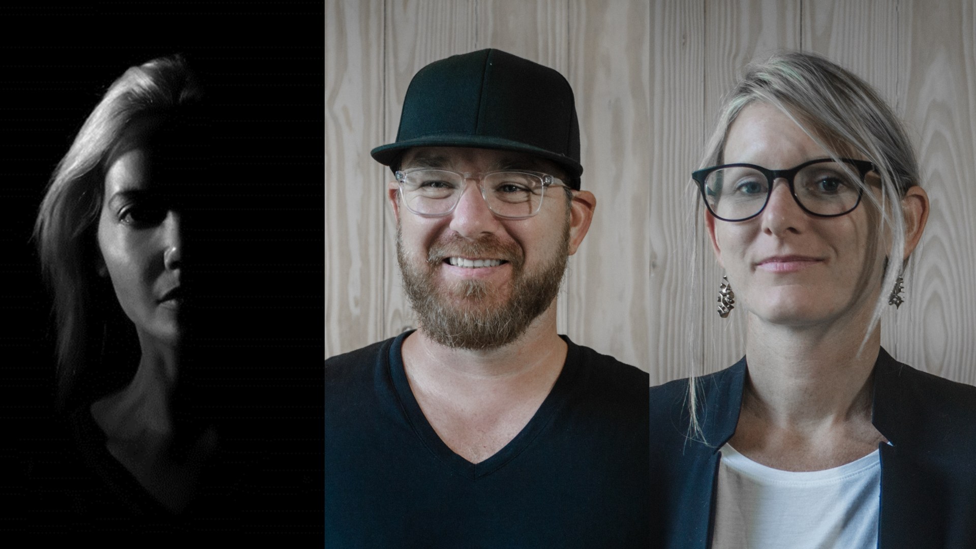 Headshots of Assia Crawford, Christopher Meyer, Shawna Meyer.