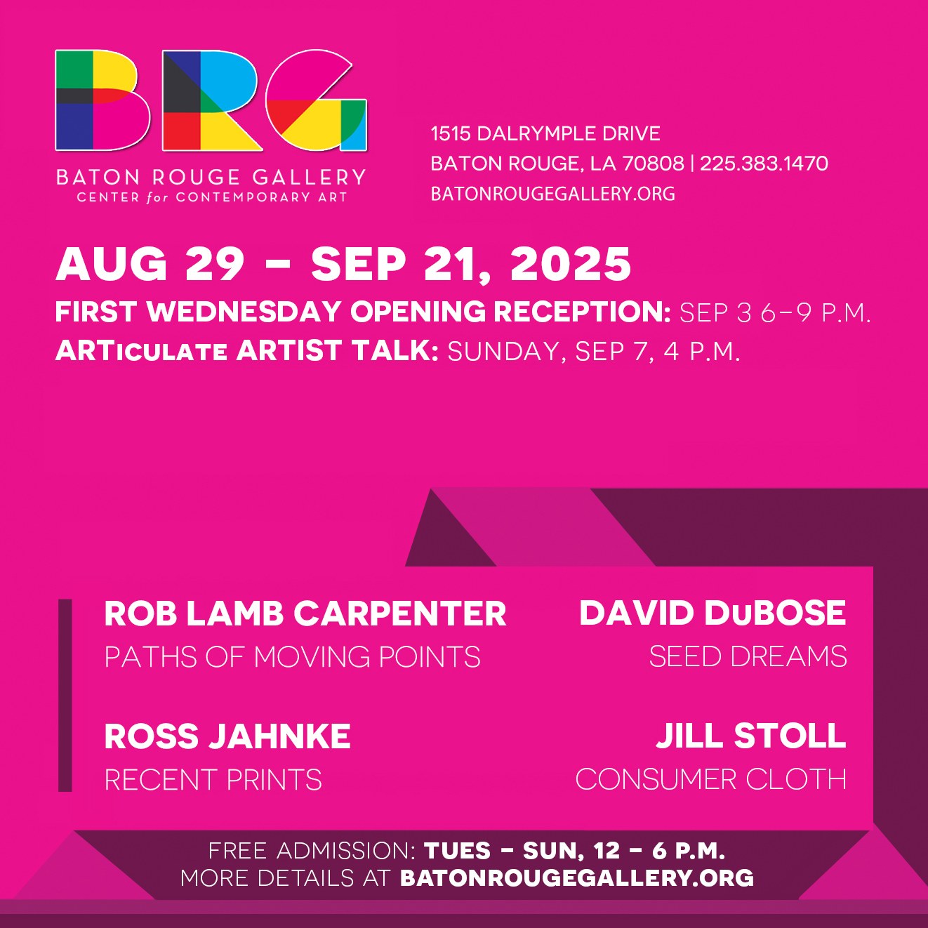 Stoll Exhibition Baton Rouge Info