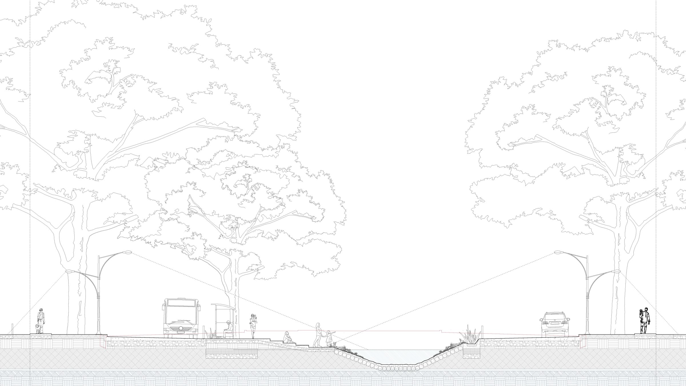 New Orleans Public Space Project Drawing