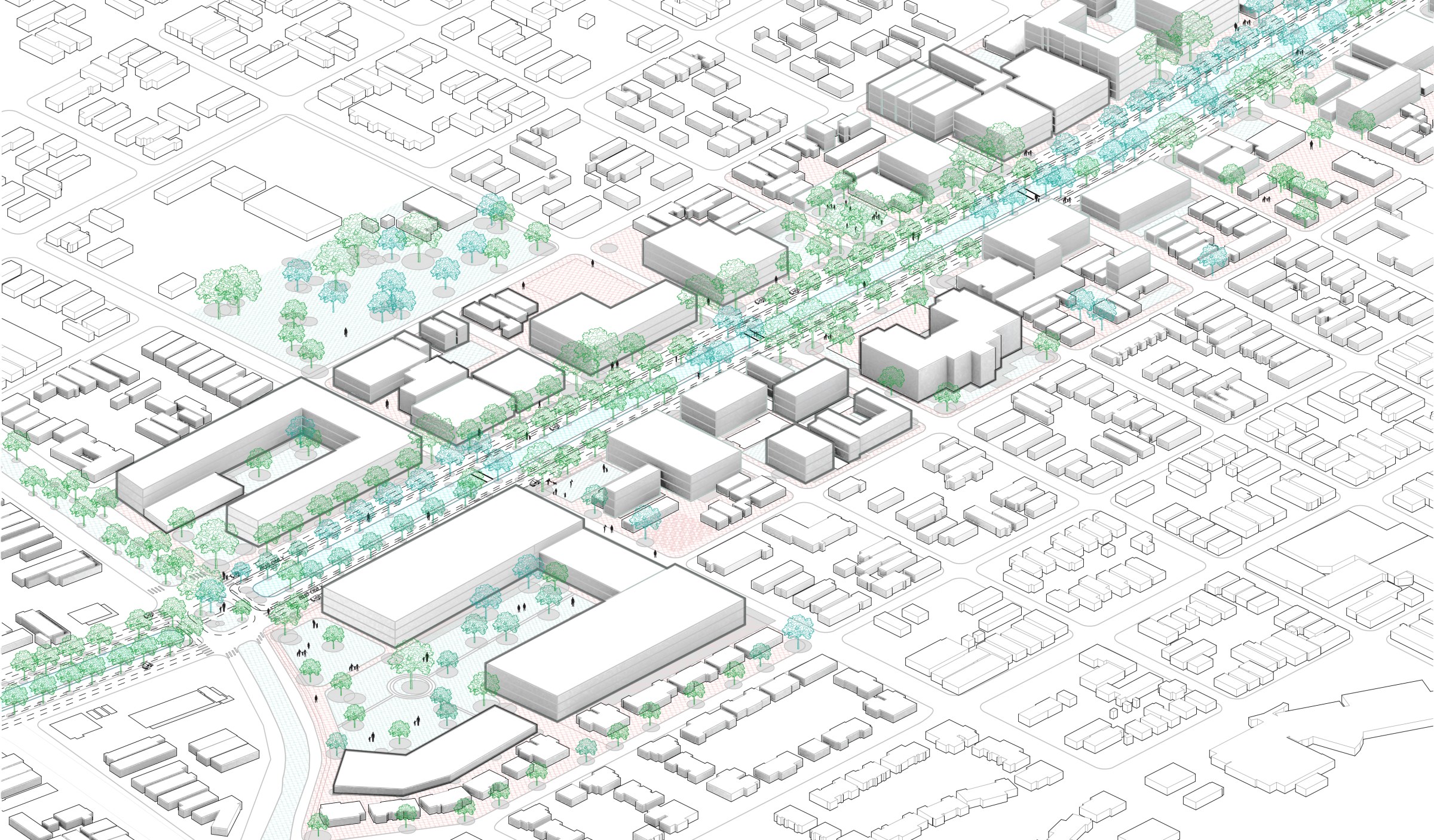 New Orleans Public Space Project Drawing