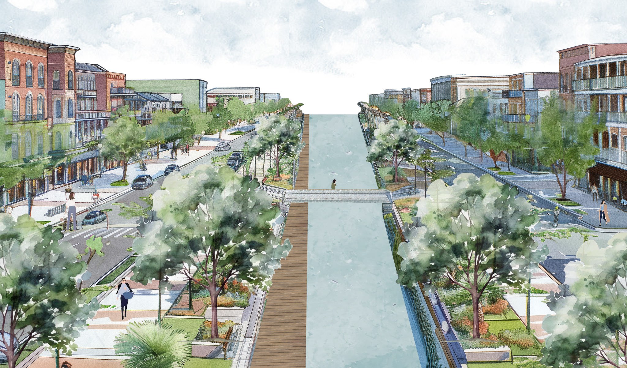 New Orleans Public Space Project Drawing