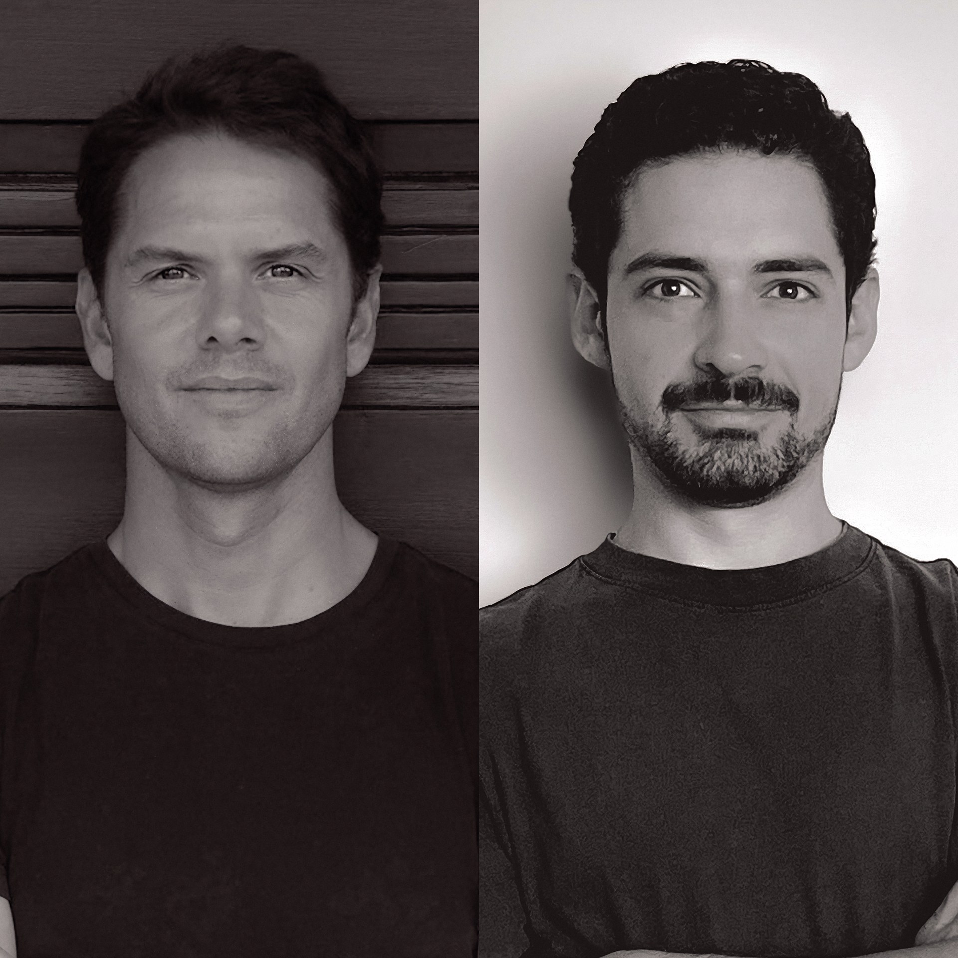 Headshots of Carlos González and Santiago Luján.