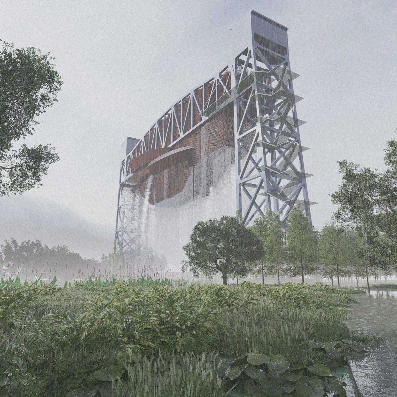 Detail of the Proposed Design for the Florida Avenue Bridge