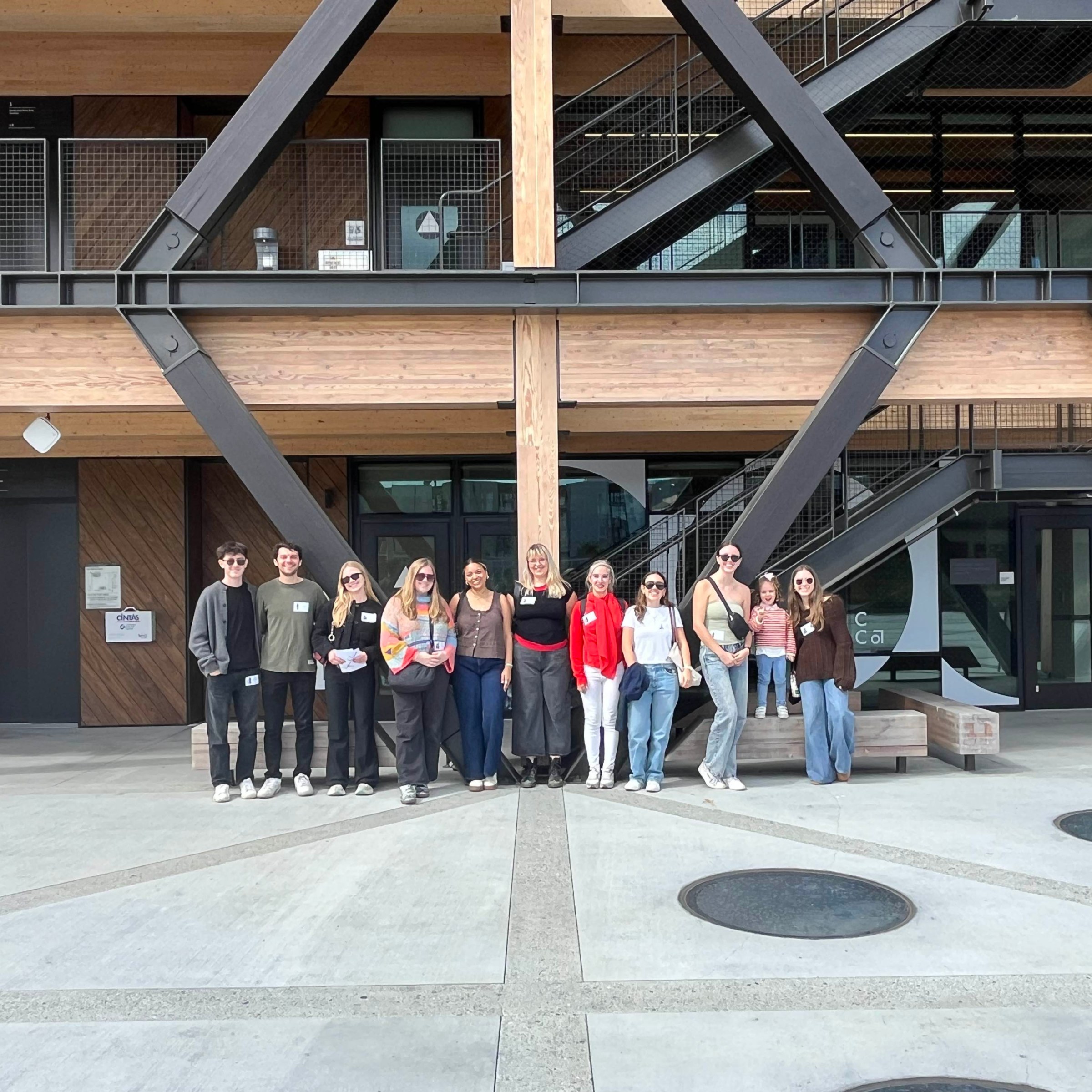 Group shot of students on 2025 Carbon 0 field trip to San Francisco