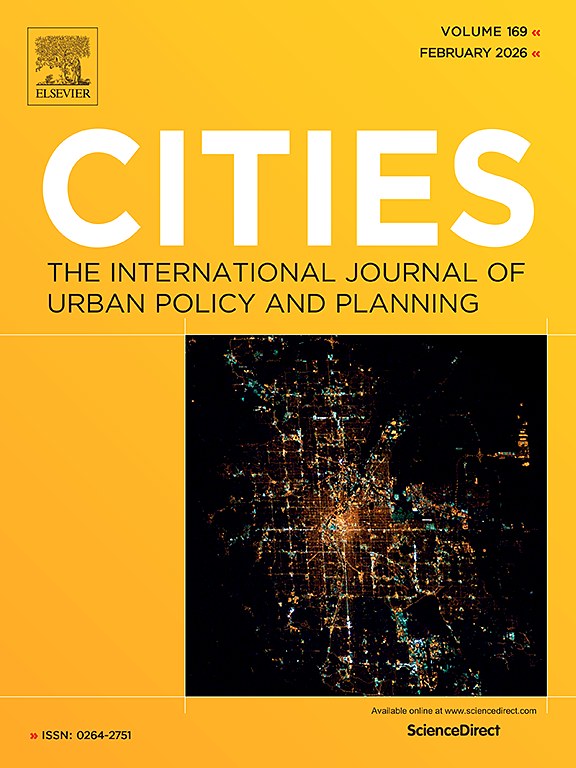 Cover of Cities, the International Journal of Urban Policy and Planning