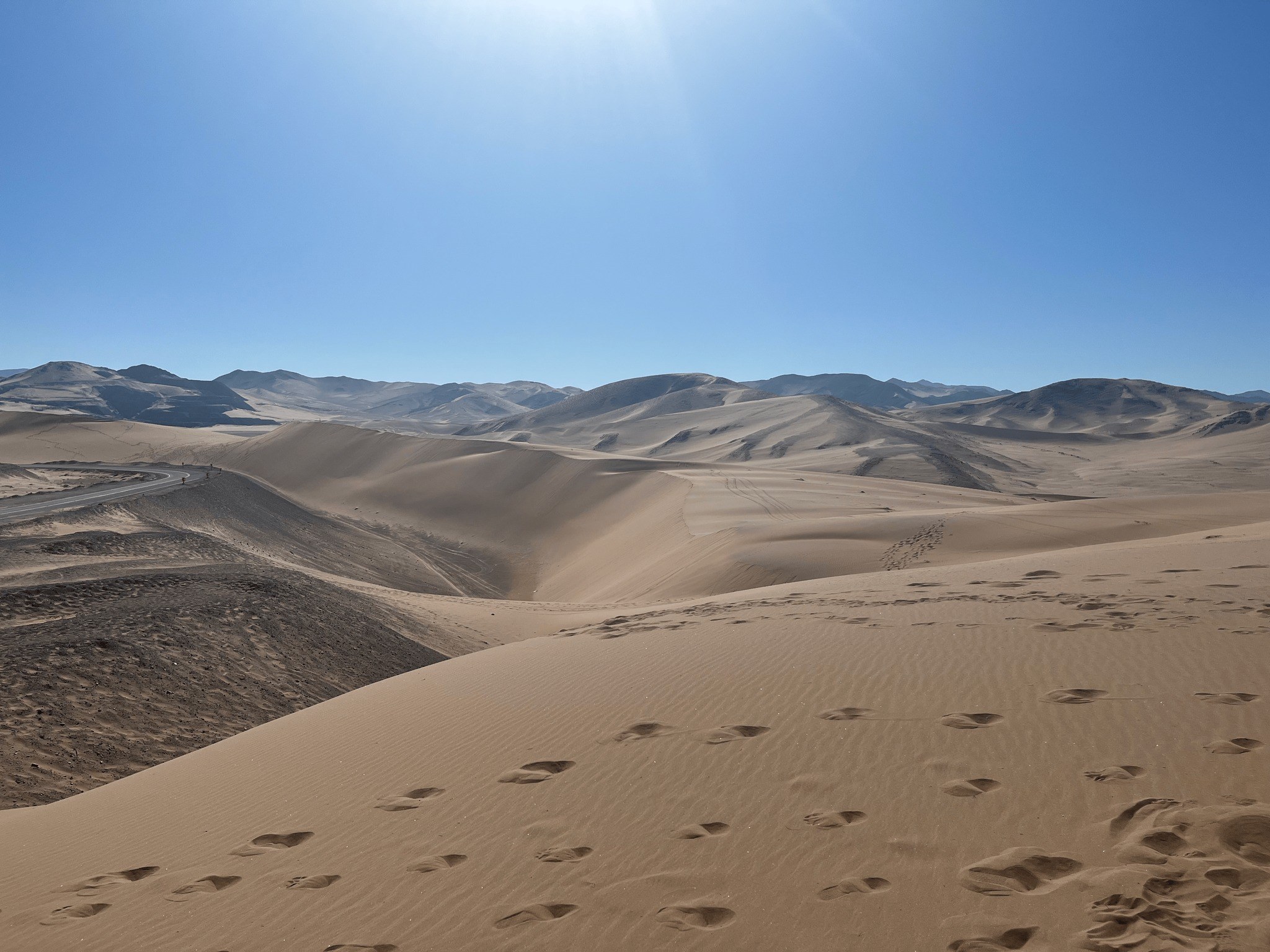 shot of the Atacama desert in Chile