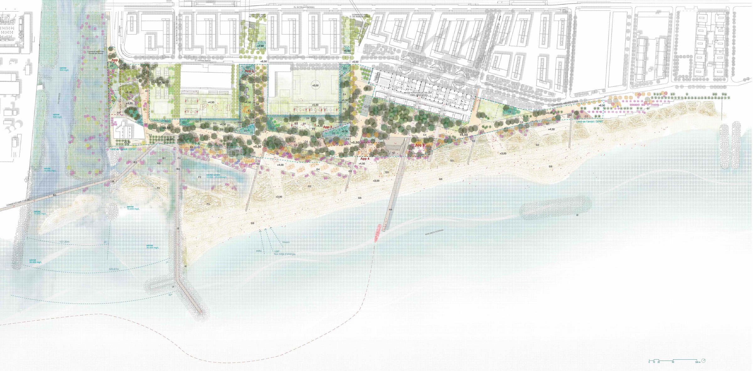 A rendering of aldayjovers design for the Three Chimneys