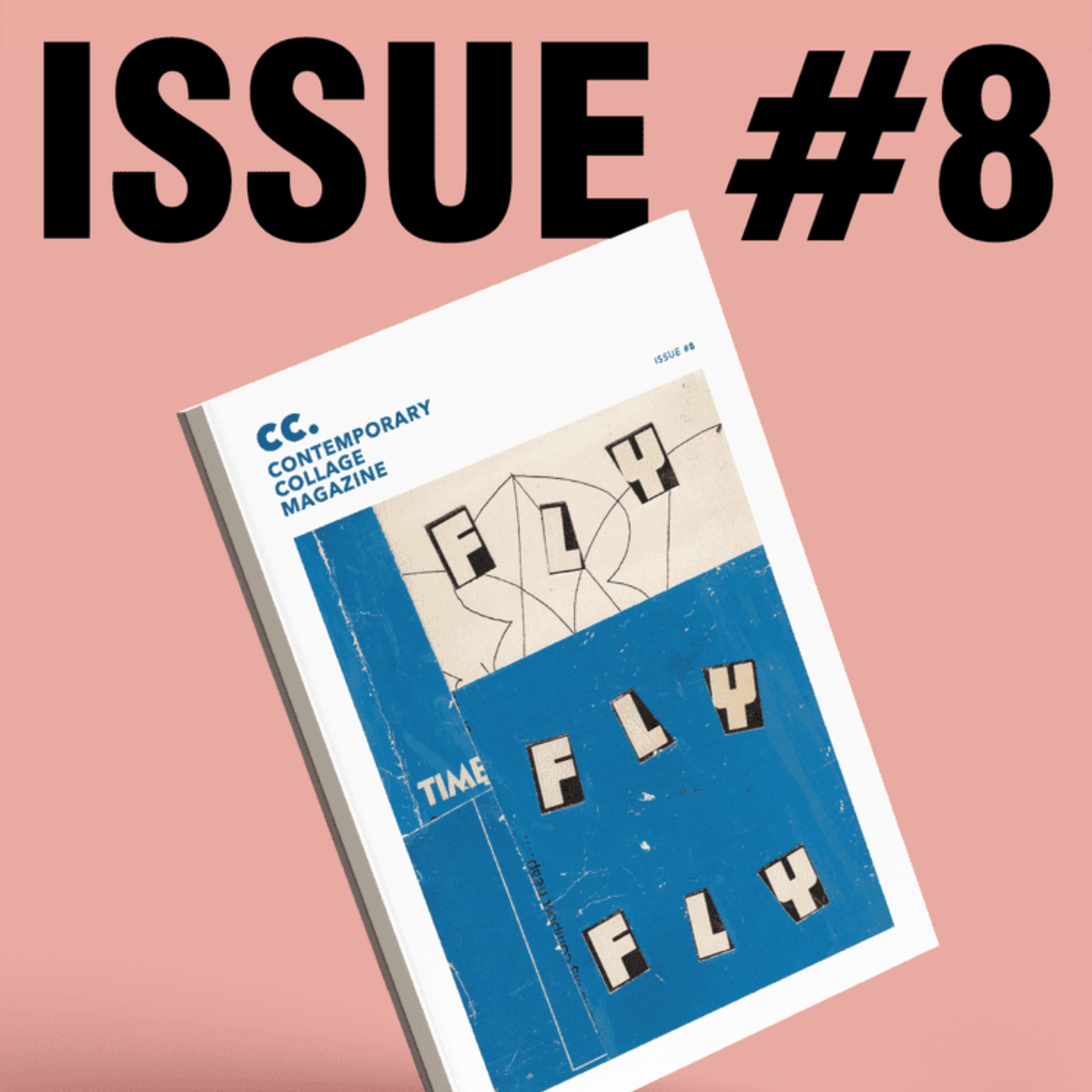 Shot of the cover of Issue 8 of Contemporary Collage Magazine