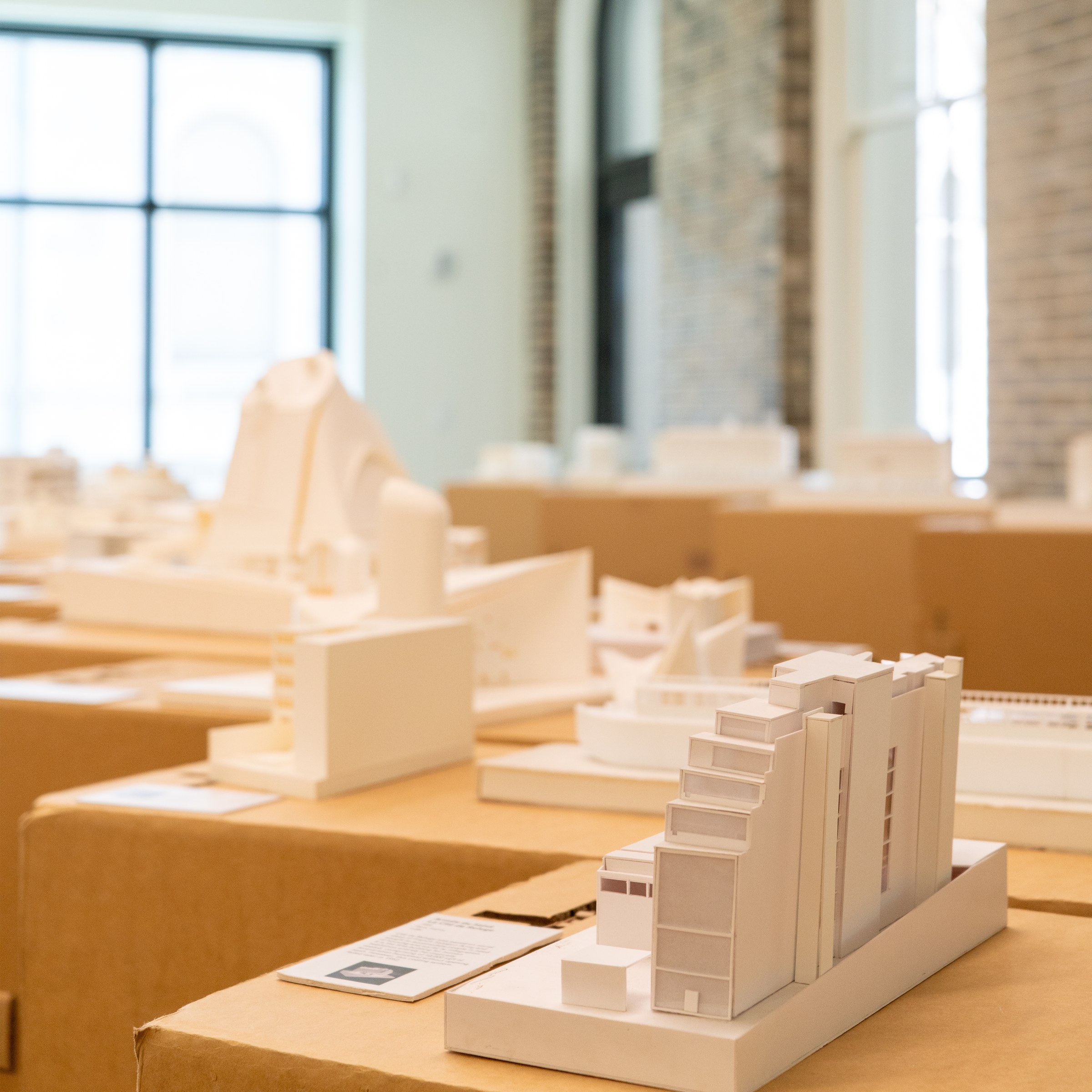 Le Corbusier models on display
